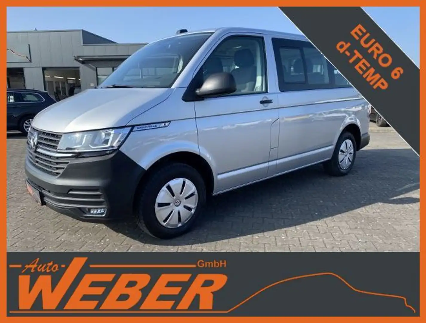 Volkswagen T6 Caravelle T6.1 TDI DSG Caravelle 9-Sitzer AC-Auto APP Silber - 1