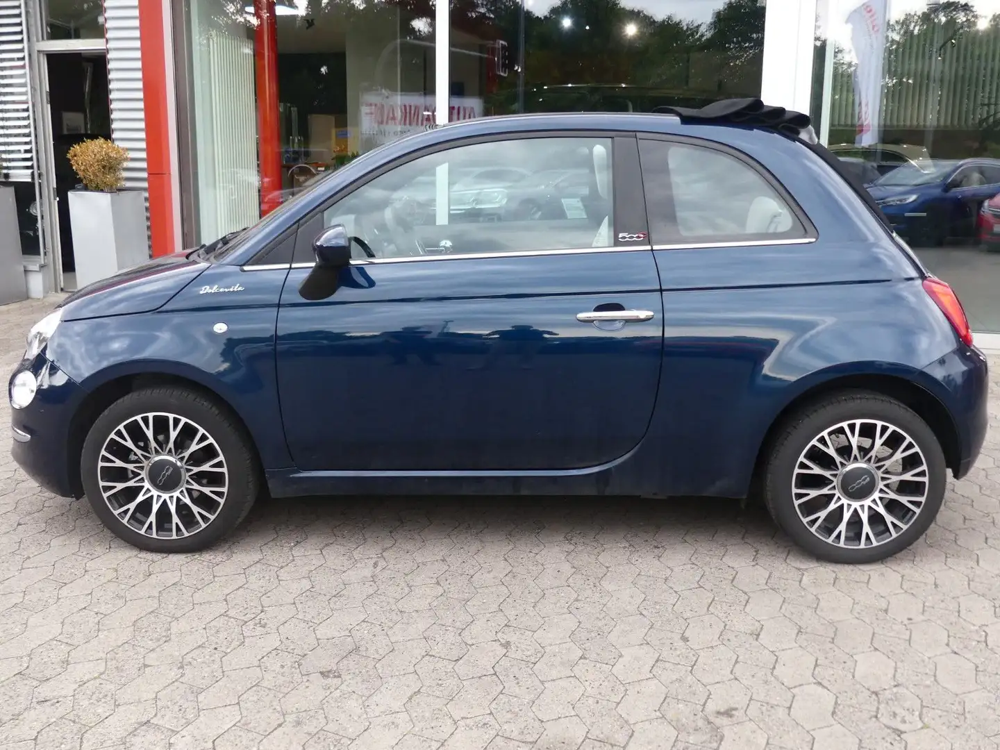 Fiat 500C 500 Cabrio Dolcevita Navi*Leder*PDC*Tempomat Blau - 2