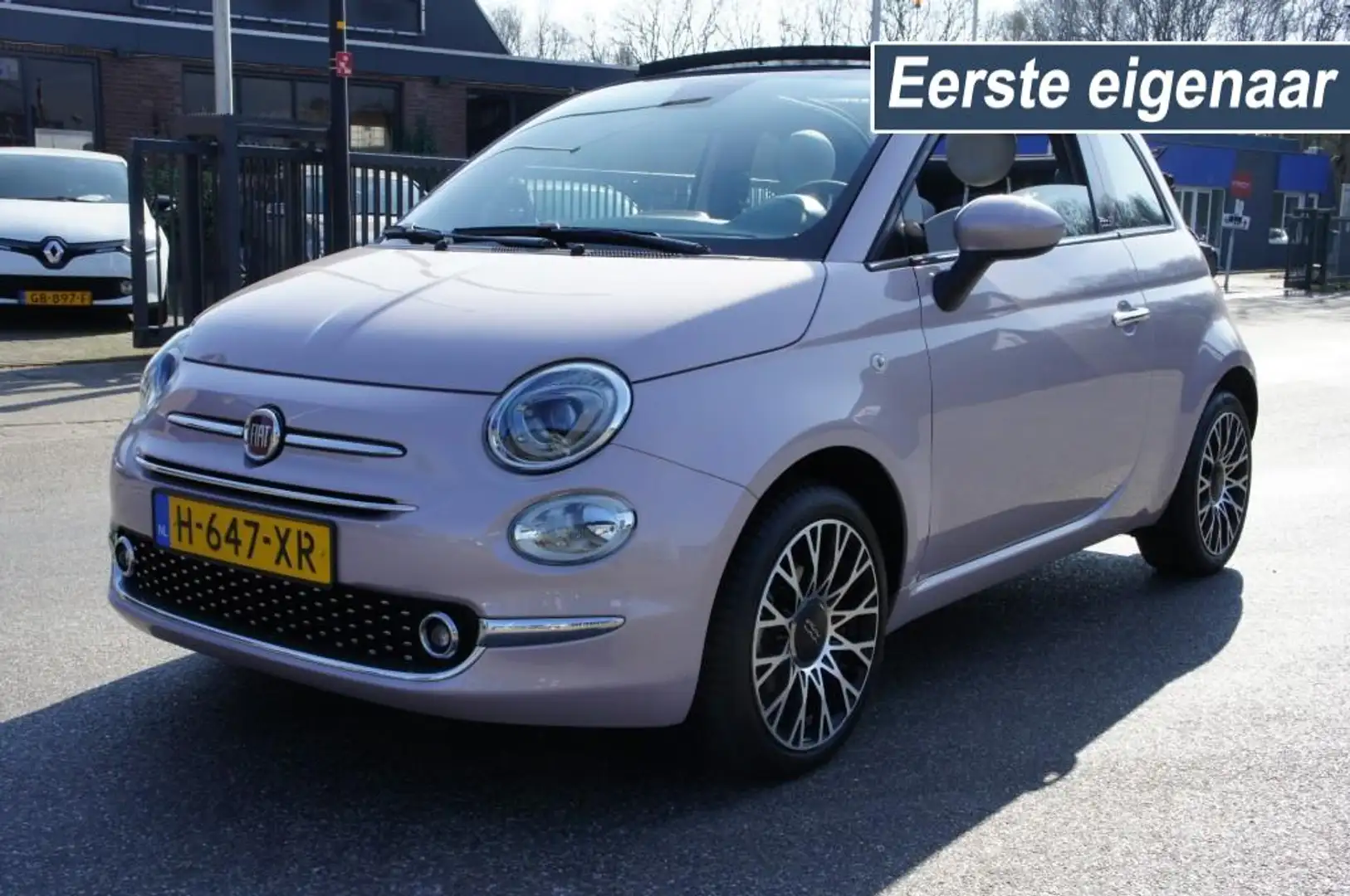 Fiat 500C 1.0 HYBRID STAR 1eEIG NAVI/LEDER/CRUISE/16INCH/PDC Wit - 1