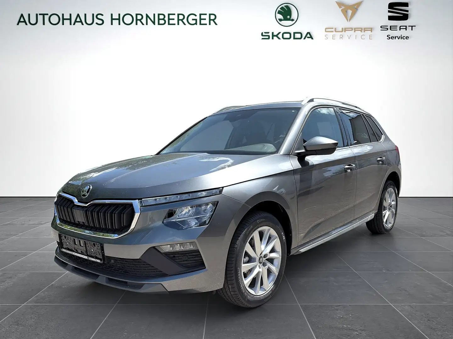 Skoda Kamiq StylePlus 1.5TSI NAVI Anhängerkupplung ACC Temp Grau - 1