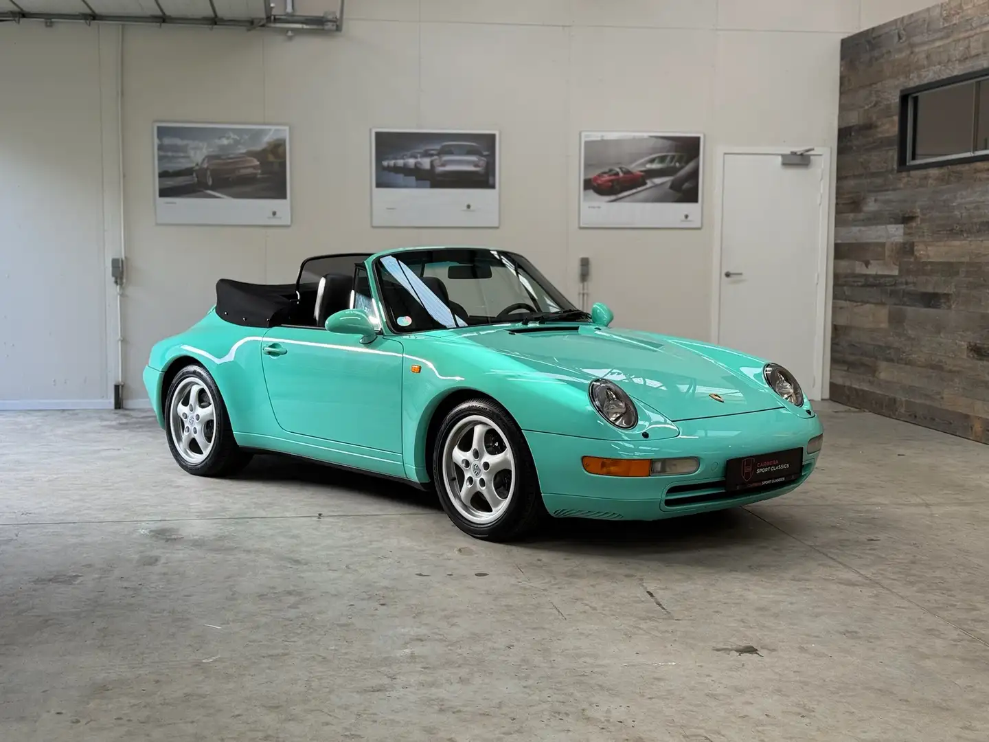 Porsche 993 Carrera 2 Cabrio - PTS L998 Mintgreen original Groen - 1