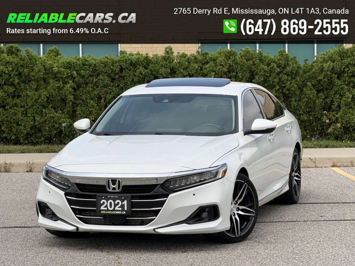 2021 Honda Accord TOURING | No-Accident | Leather | Cooling Seats |