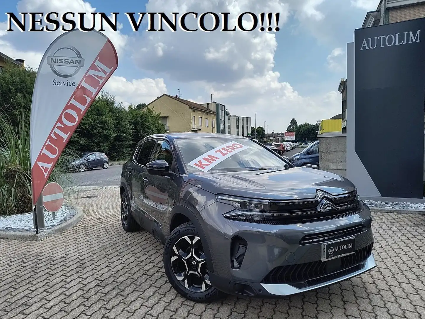 Citroen C5 Aircross 1.2 puretech Plus 130cv KM ZERO  Ultima Dispo. Grijs - 1