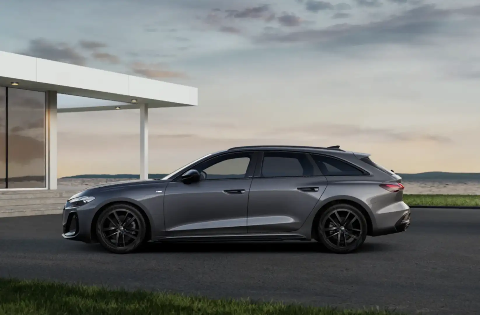 Audi A5 Avant TFSI Black line S tronic 110kW Gris - 2