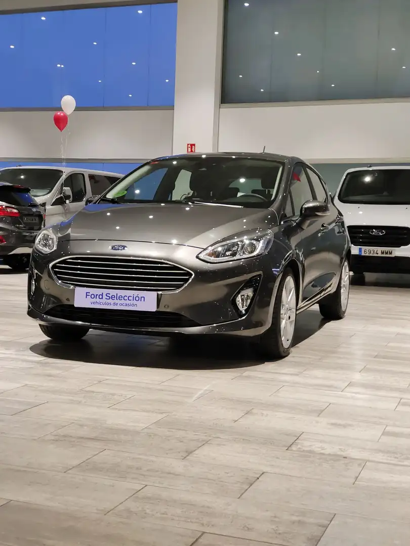 Ford Fiesta 1.0 EcoBoost S/S Titanium Aut. 100 Gris - 1
