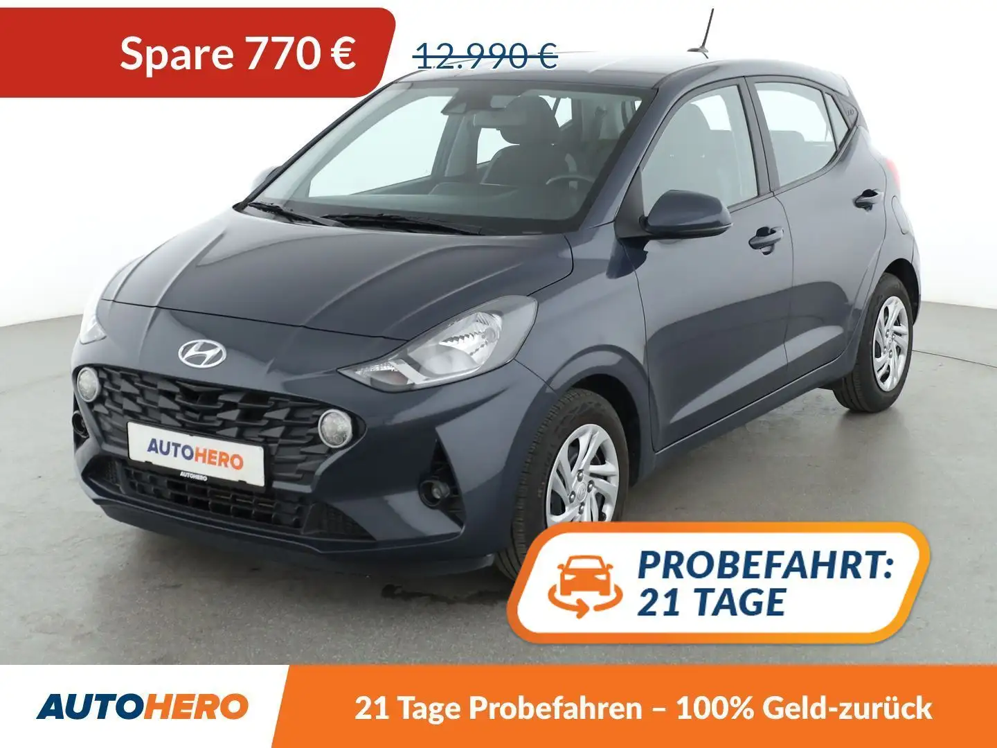 Hyundai i10 1.2 Trend*NAVI*TEMPO*CAM*SHZ*KLIMA*GARANTIE* Gris - 1