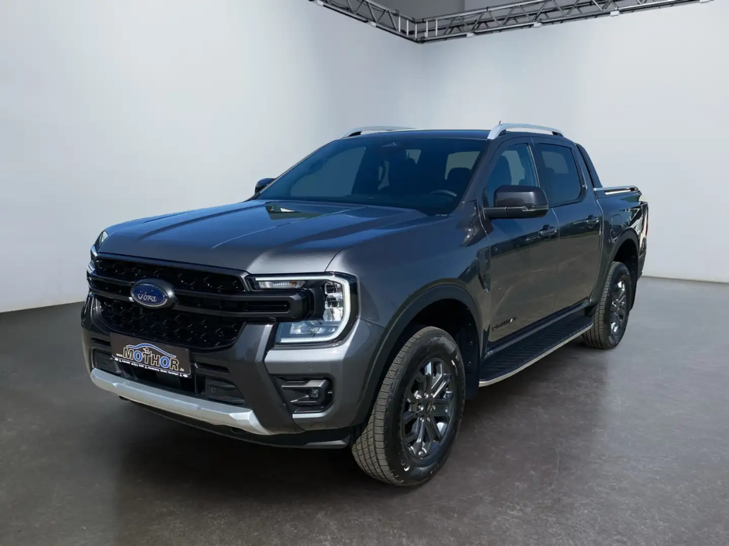 Ford Ranger Wildtrak 2.0 Ecoblue 4WD ACC PDC KAM NAV Gris - 2