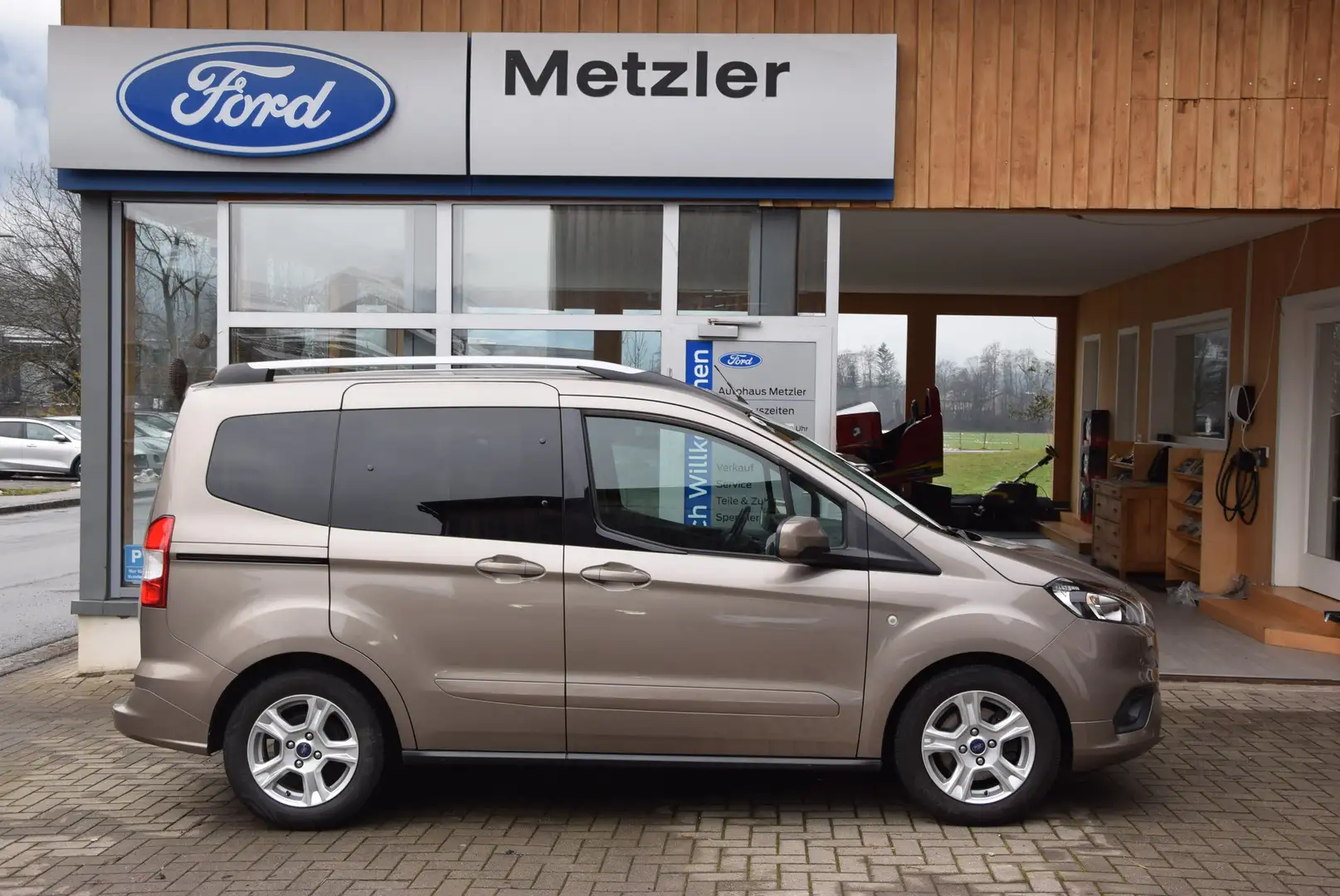 Ford Tourneo Courier **Kamera**Tempomat**Schiebetüren** Grau - 1