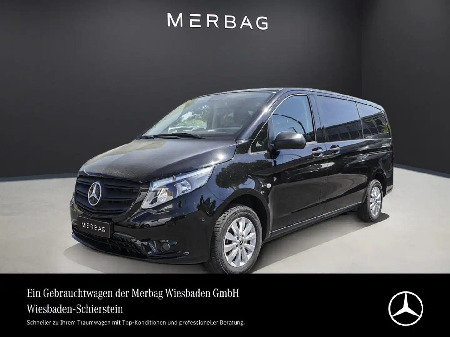 Mercedes-Benz Vito Tourer 114 Navi AHK 2x Schiebet. Liegepaket Noir - 1