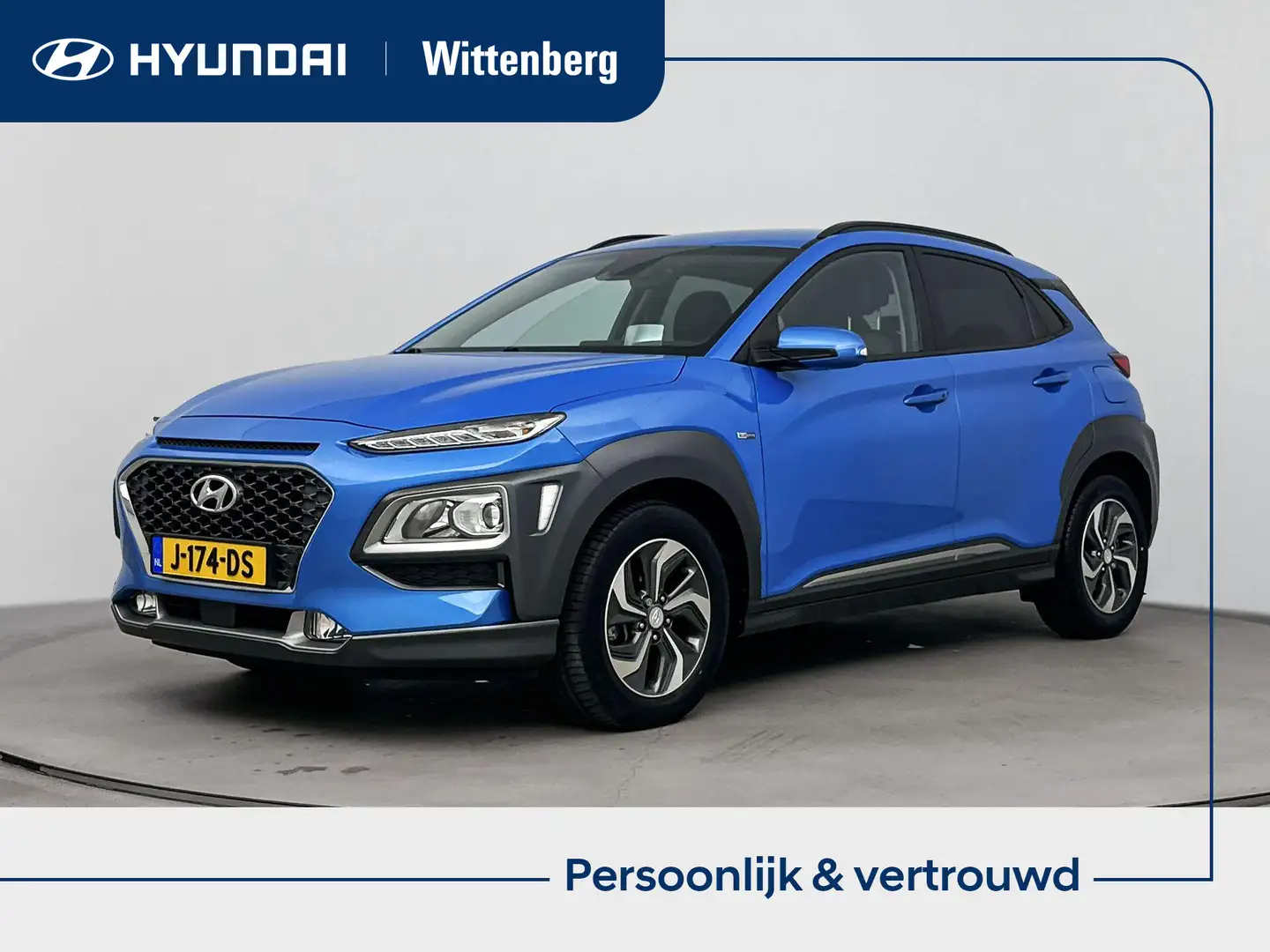 Hyundai KONA 1.6 GDI HEV Fashion | Apple Carplay | Climate cont Blauw - 1