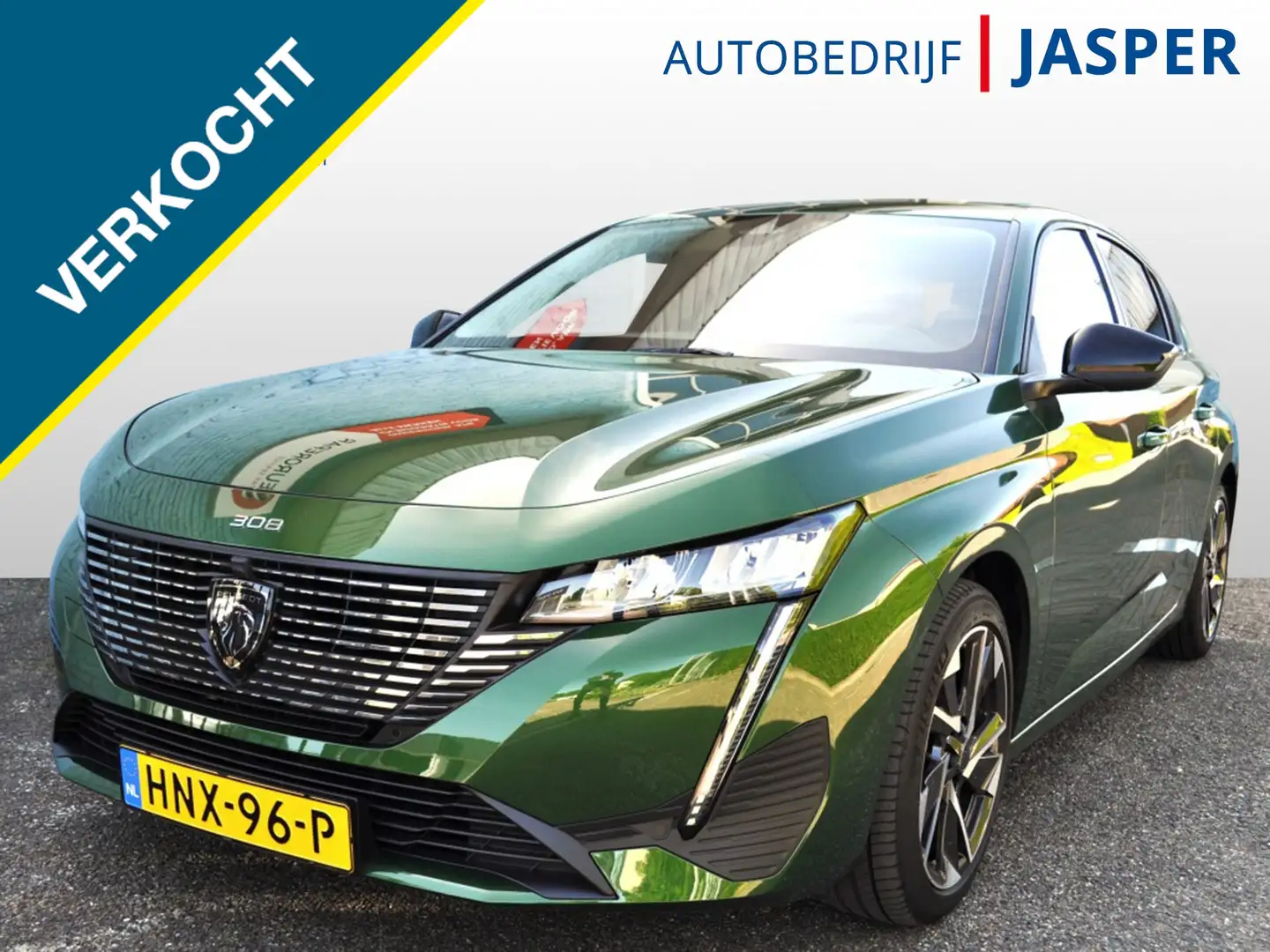 Peugeot 308 1.2 Allure Aut. Pack Bns Navi pdc+cam crcadap Vert - 1