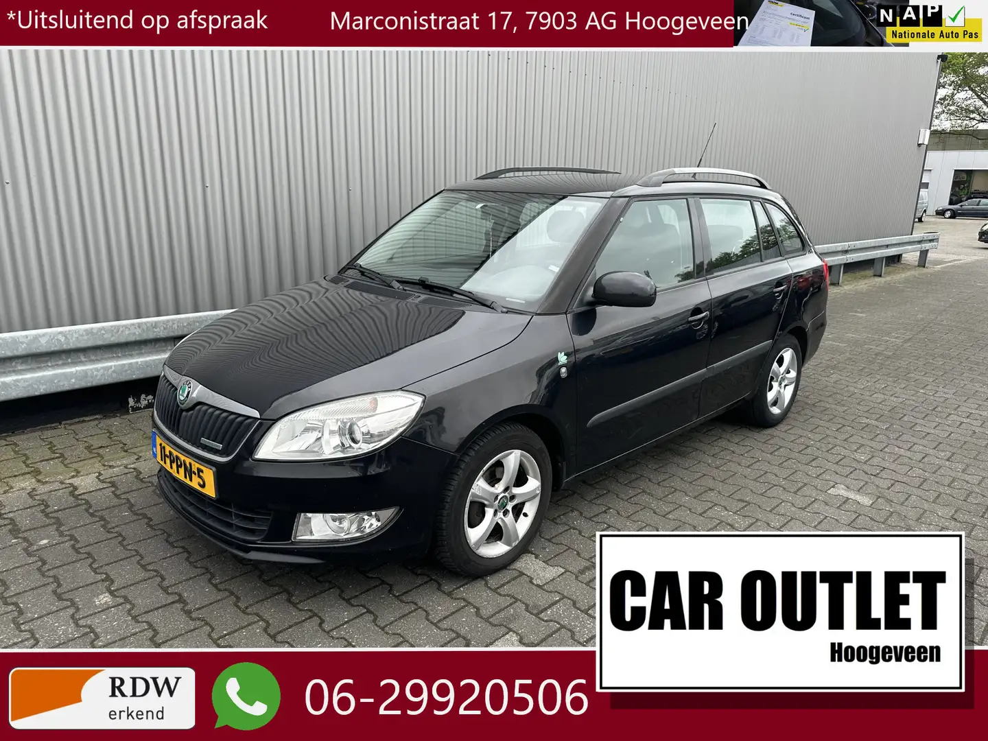 Skoda Fabia Combi 1.2 TDI Greenline A/C, CC, PDC, LM, Trekh, n Black - 1