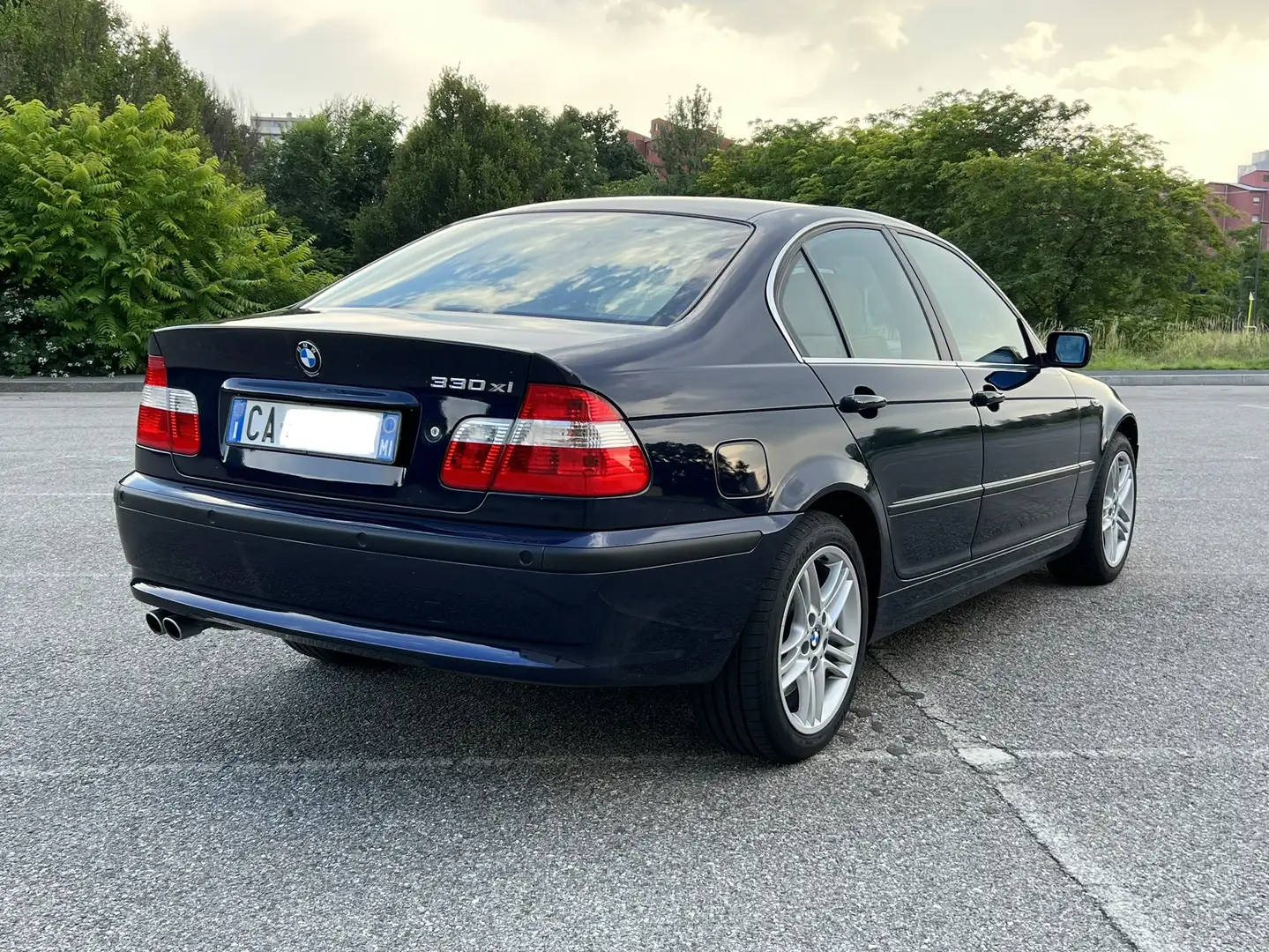 BMW 330 Xi manuale, Xeno, navi, pelle Blu/Azzurro - 2