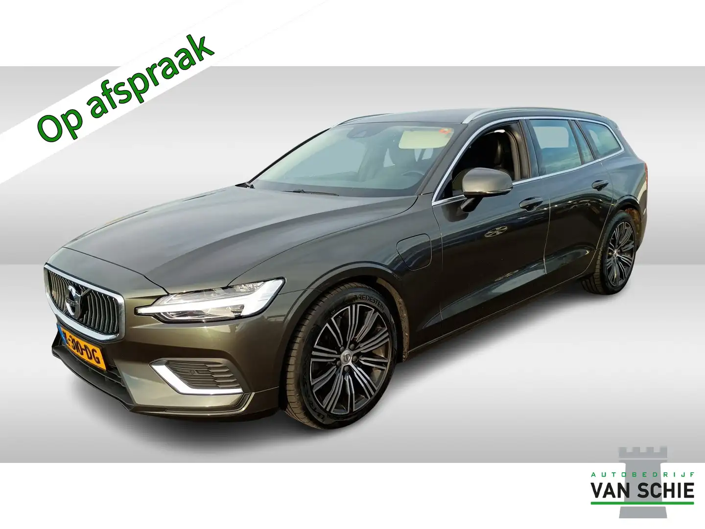 Volvo V60 2.0 T6 Recharge AWD Business Pro (253 PK) 1e-Eig. Gris - 1