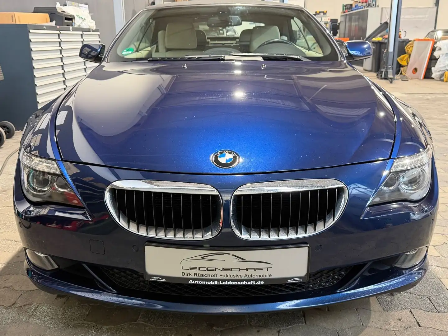 BMW 630 i Cabrio E 64 aus erster Hand. Deutsch. Blau - 2