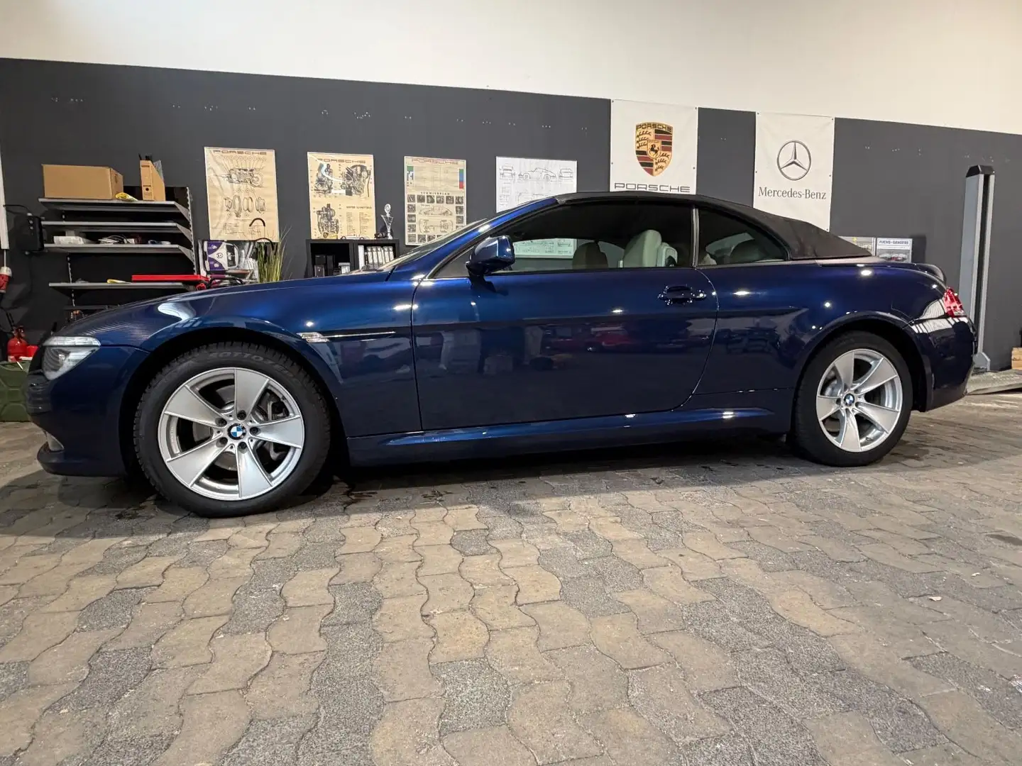 BMW 630 i Cabrio E 64 aus erster Hand. Deutsch. Blau - 1