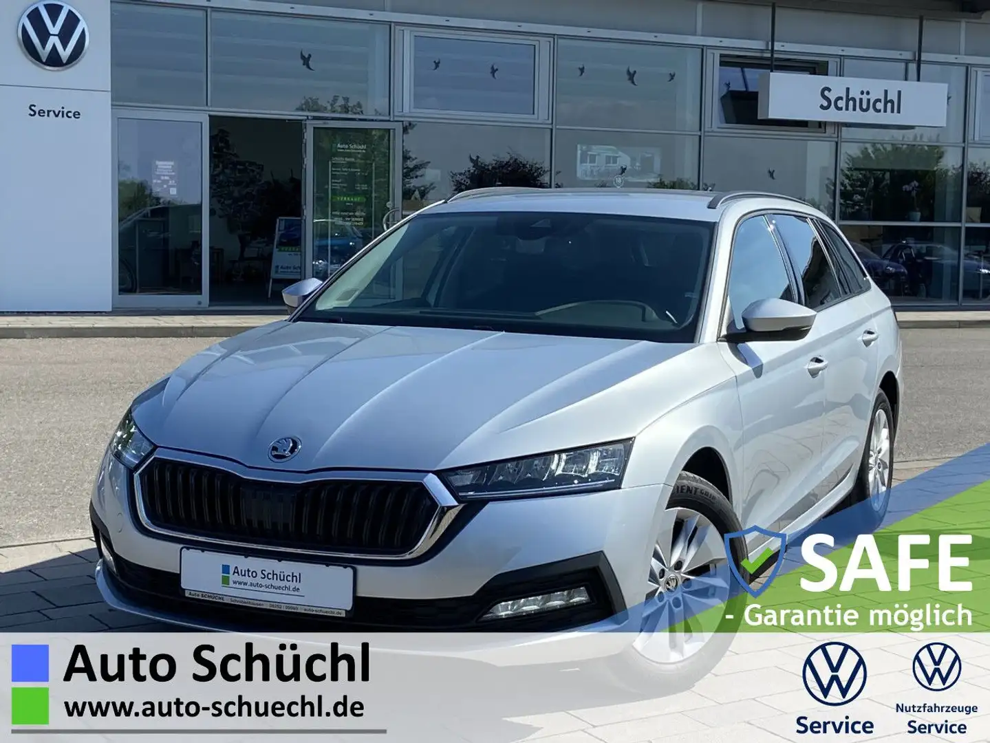 Skoda Octavia Combi 2.0 TDI AHK+NAVI-COLUMBUS+LED+SMAR Silber - 1
