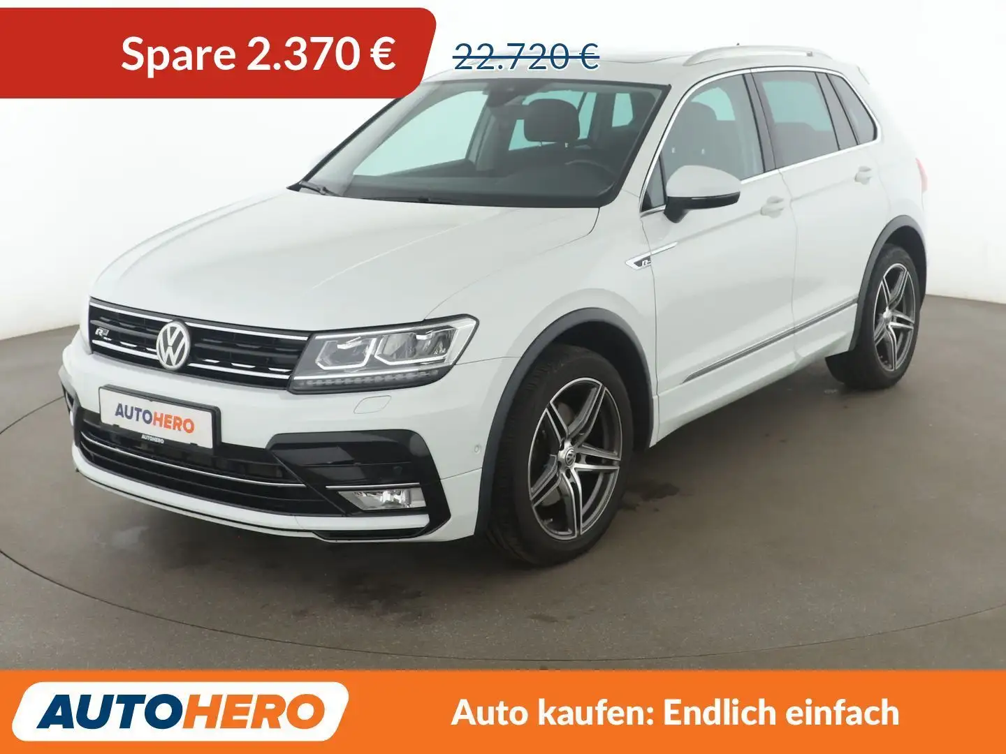 Volkswagen Tiguan 2.0 TSI Highline 4Motion BM Aut.*NAVI*LED*ACC*CAM* Blanc - 1