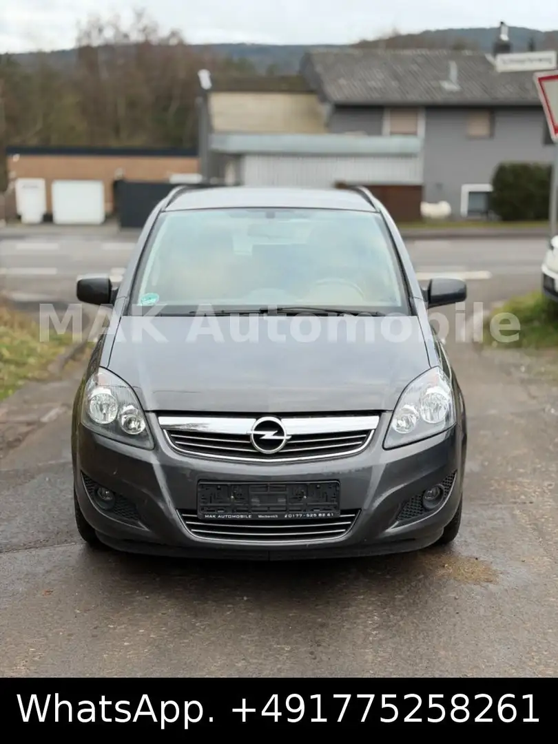 Opel Zafira B Family 7 Sitzer TÜV 02.2027 Grau - 2
