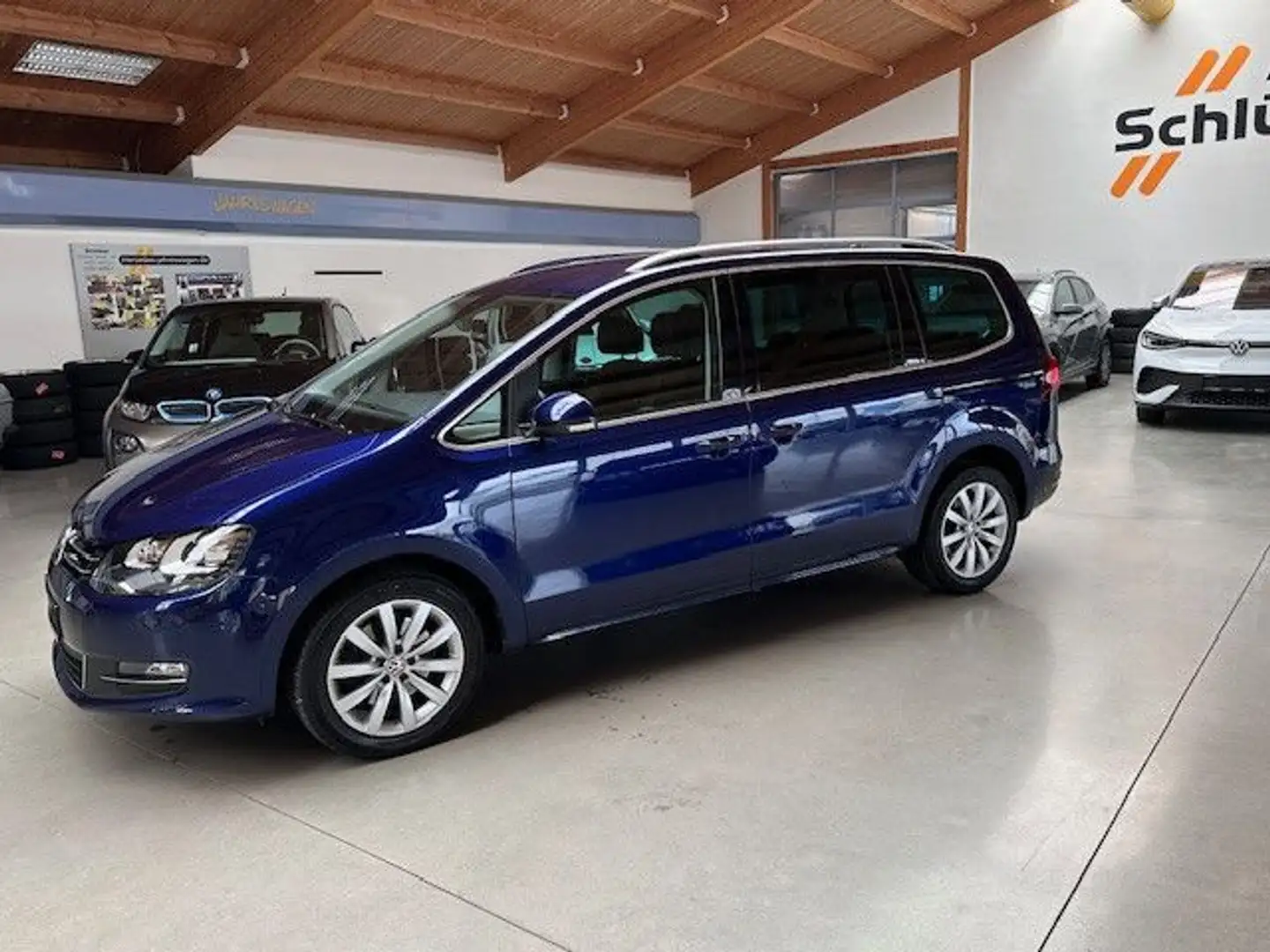 Volkswagen Sharan 2.0 TDI BMT Highline 7-Sitzer Sound+RFK Bleu - 2