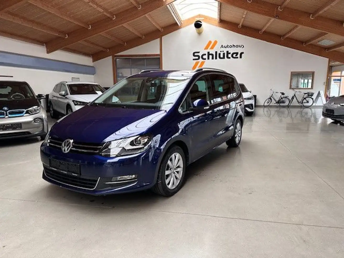Volkswagen Sharan 2.0 TDI BMT Highline 7-Sitzer Sound+RFK Bleu - 1