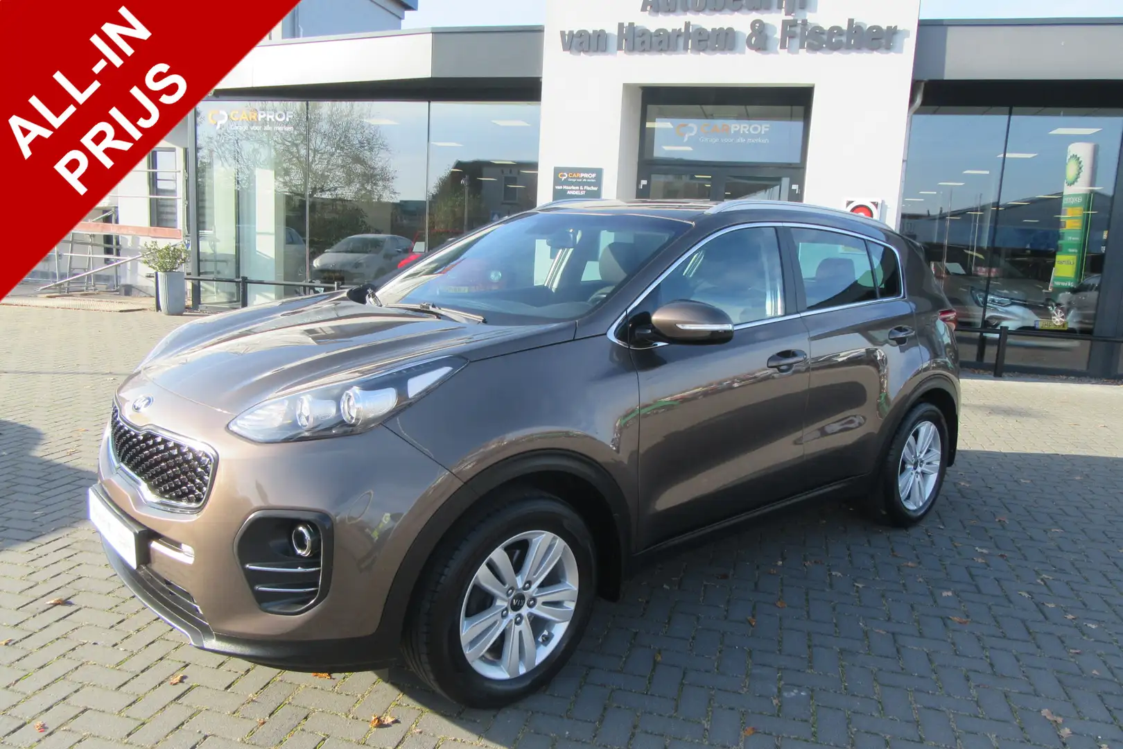 Kia Sportage 1.6 GDI DynamicLine, Navi, Camera, Stoelverw. Brun - 1