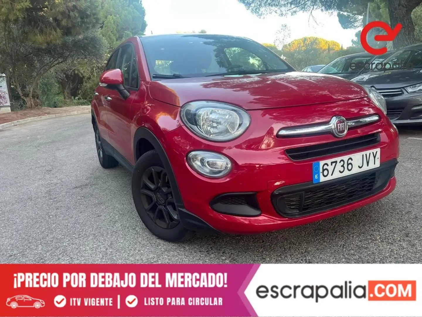 Fiat 500X 1.3Mjt Pop Star 4x2 70kW Rojo - 1