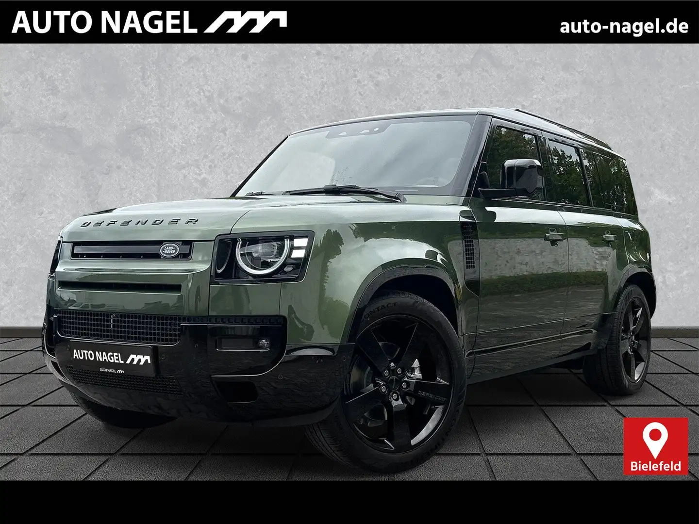 Land Rover Defender Defender 110 D250 X-Dyn. HSE 22"AHK Black+Winter Grün - 1