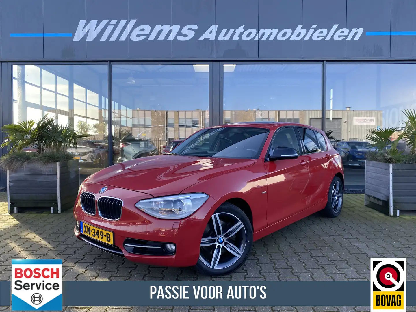 BMW 118 1-serie 118i High Executive M-PAKKET Cruise Contro Rood - 1