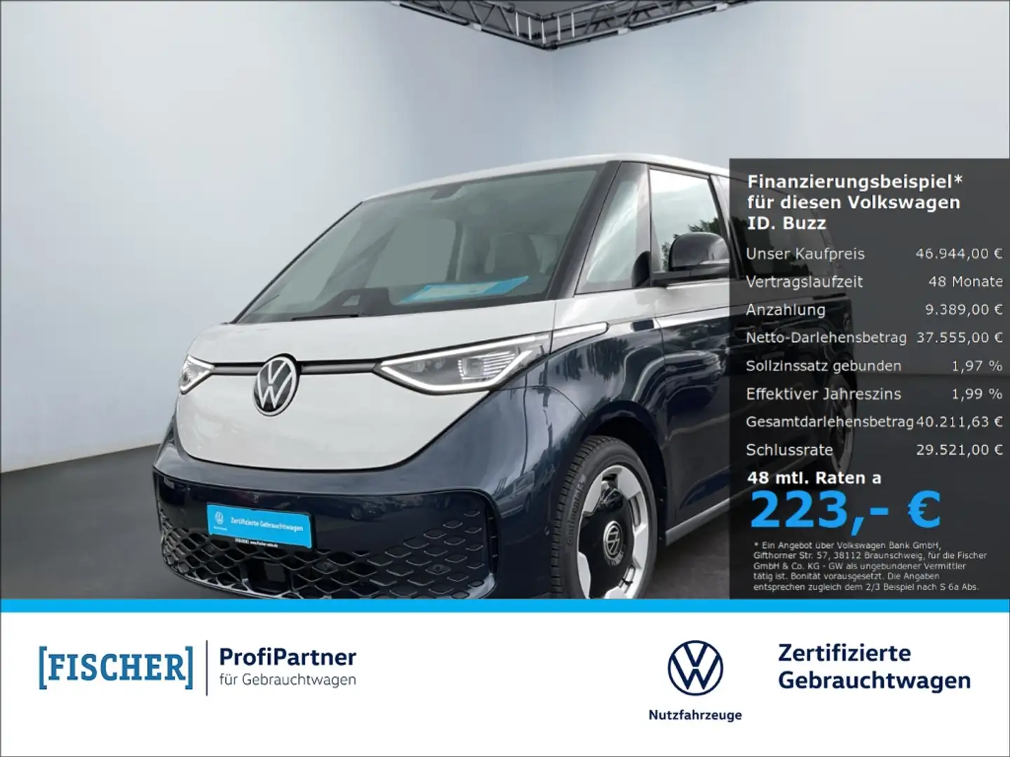 Volkswagen ID. Buzz Pro MATRIX Area View AHK Travel Assist Blauw - 1