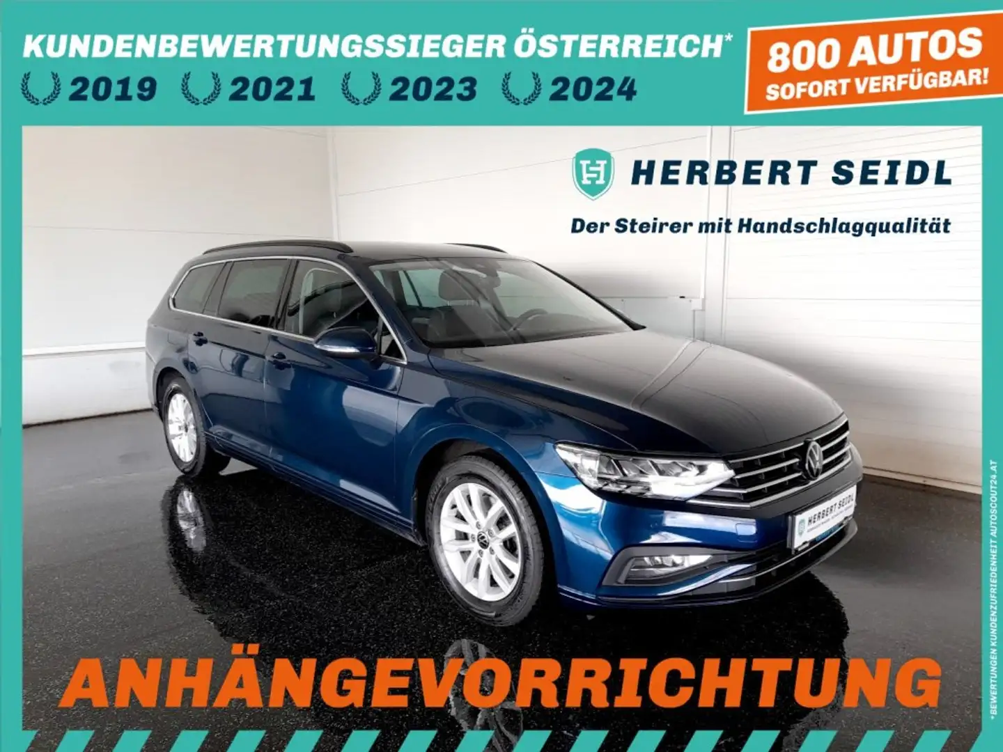 Volkswagen Passat Variant BUSINESS 2,0 TDI DSG *LED / NAVI / AHV & KAMERA / ACC / SPORT MASSAGESITZ / TRAVEL ASSIST* Blau - 1