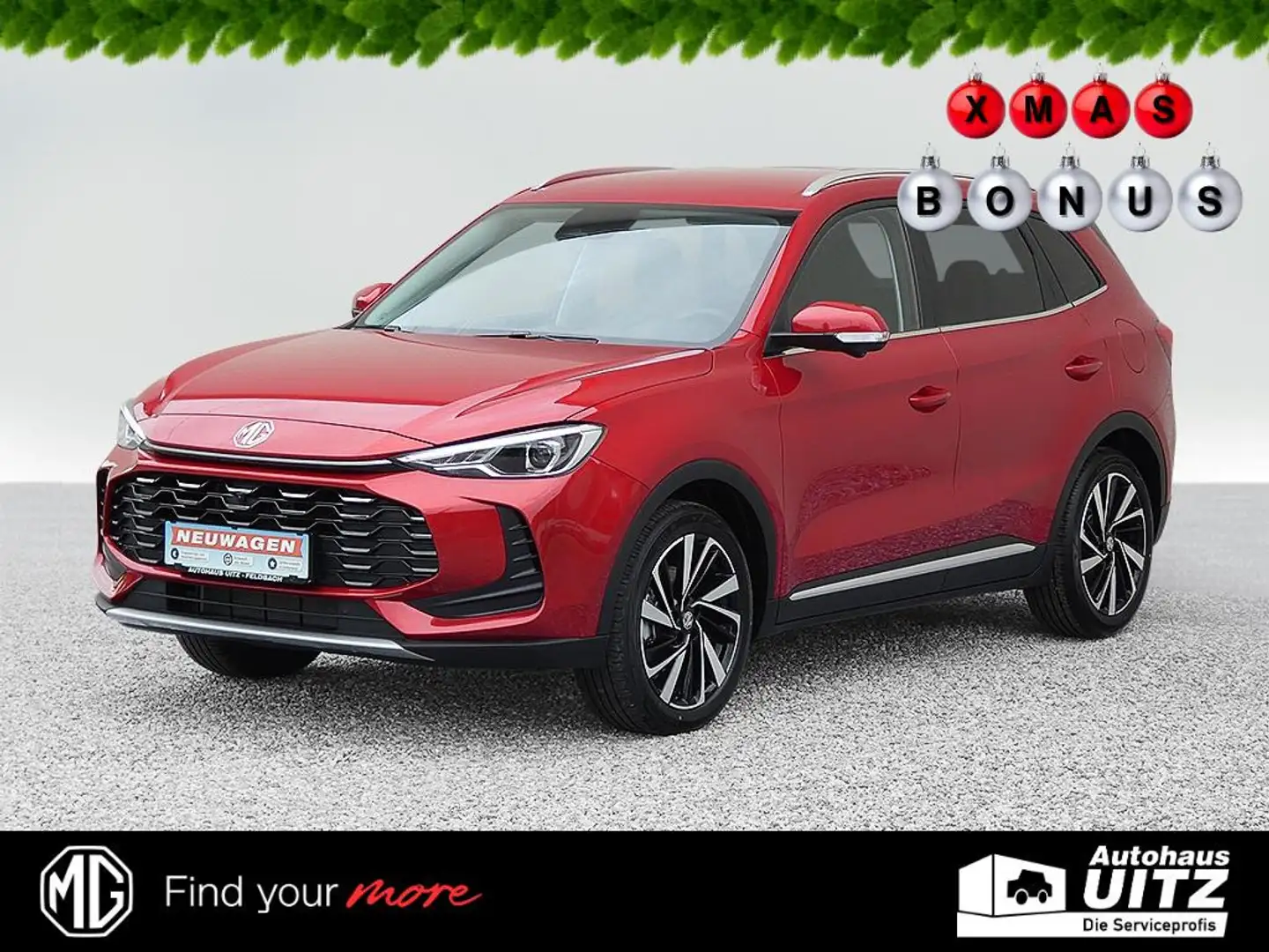 MG ZS Hybrid+ Luxury 360°Kam+LED+Distr+Navi+SHZ+LHZ Rot - 1