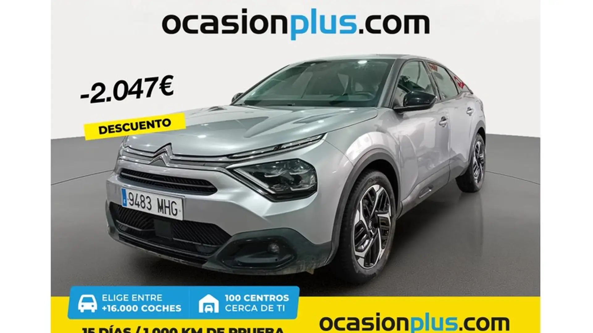 Citroen C4 1.2 PureTech Feel Pack S&S 130 Zilver - 1