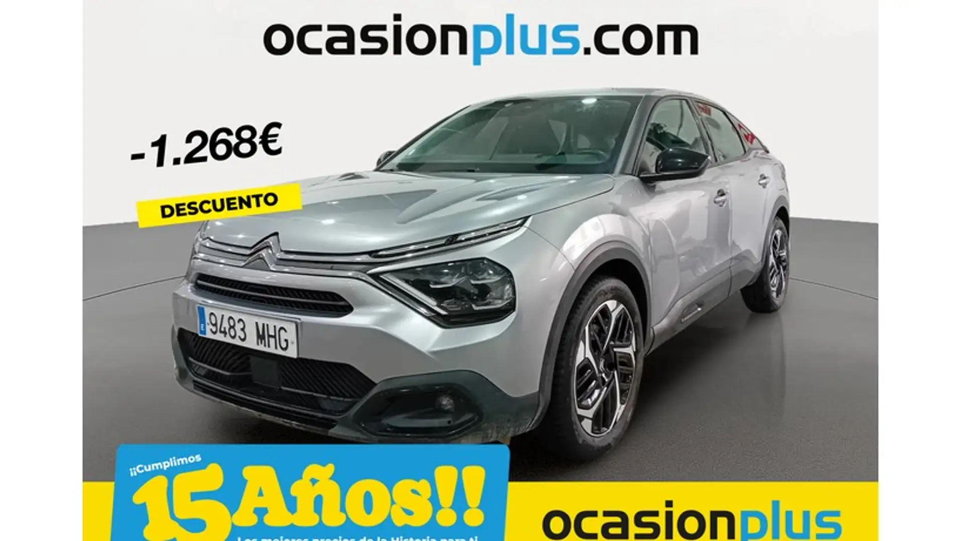 Citroen C4 1.2 PureTech Feel Pack S&S 130 Argent - 1