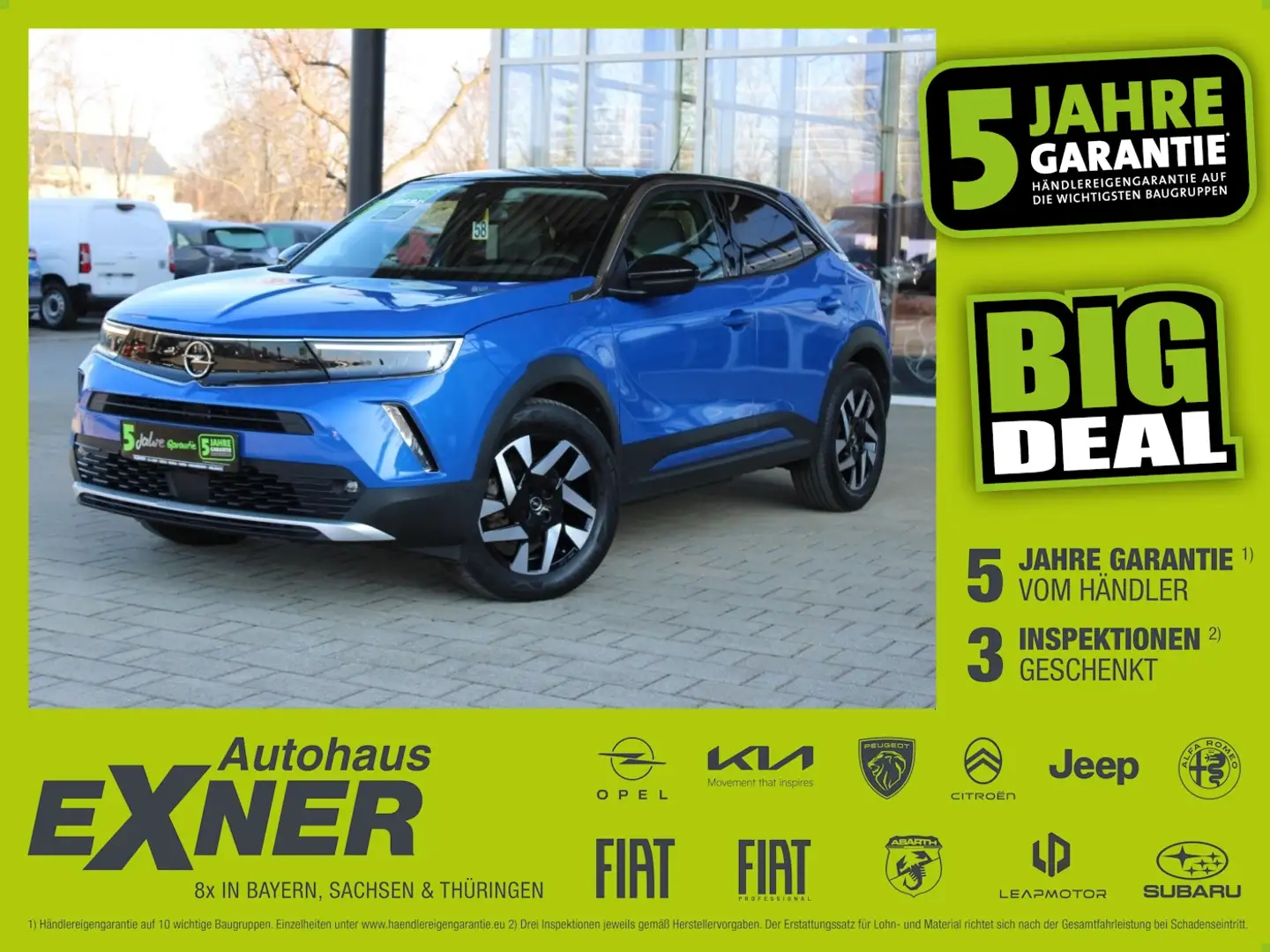 Opel Mokka-E ELEGANCE - 50kWh Inkl. Batteriezertifikat Azul - 1