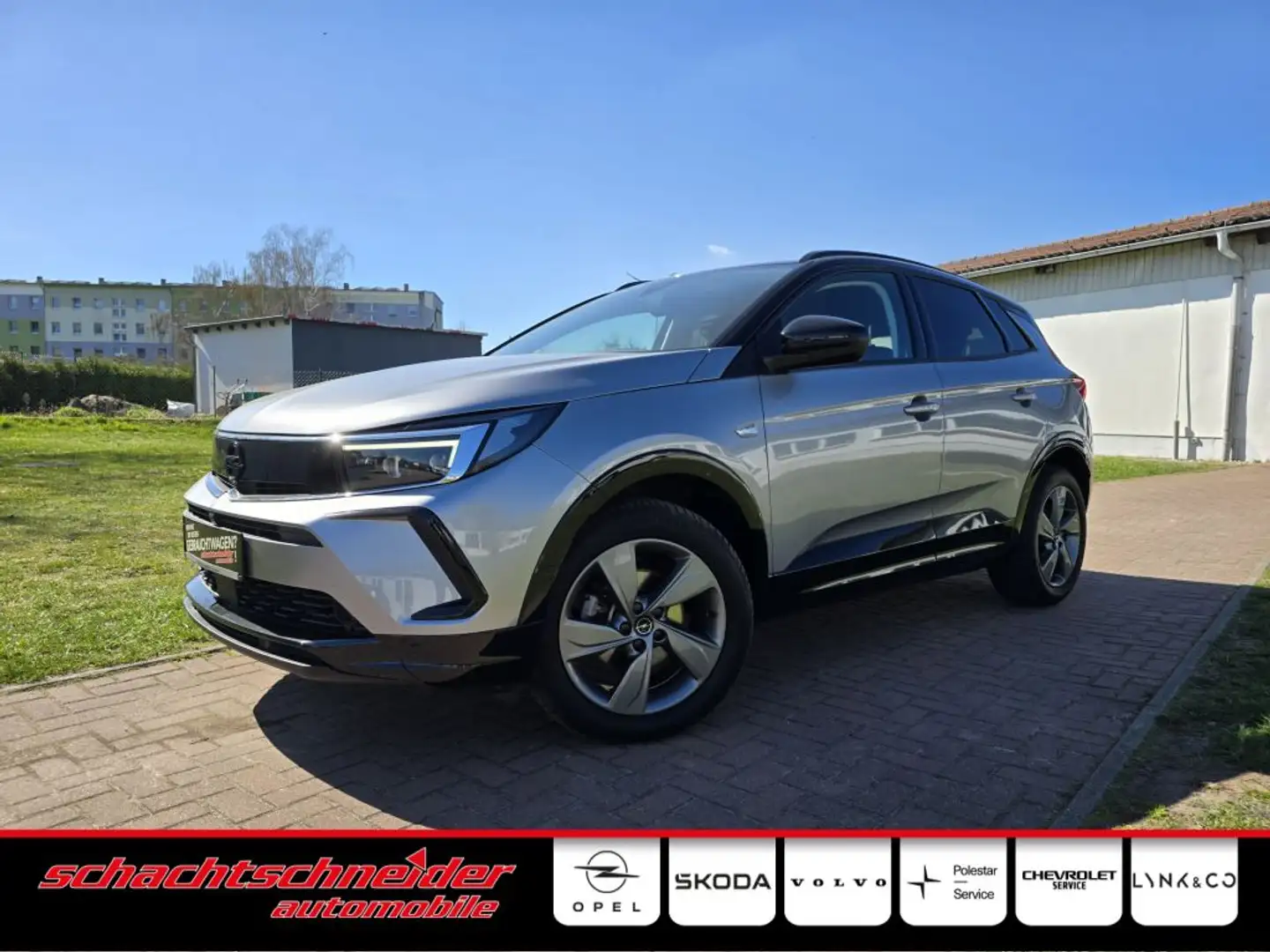 Opel Grandland GS 1.2 Aut.+Navi+Allwetter+MatrixLED Zilver - 1
