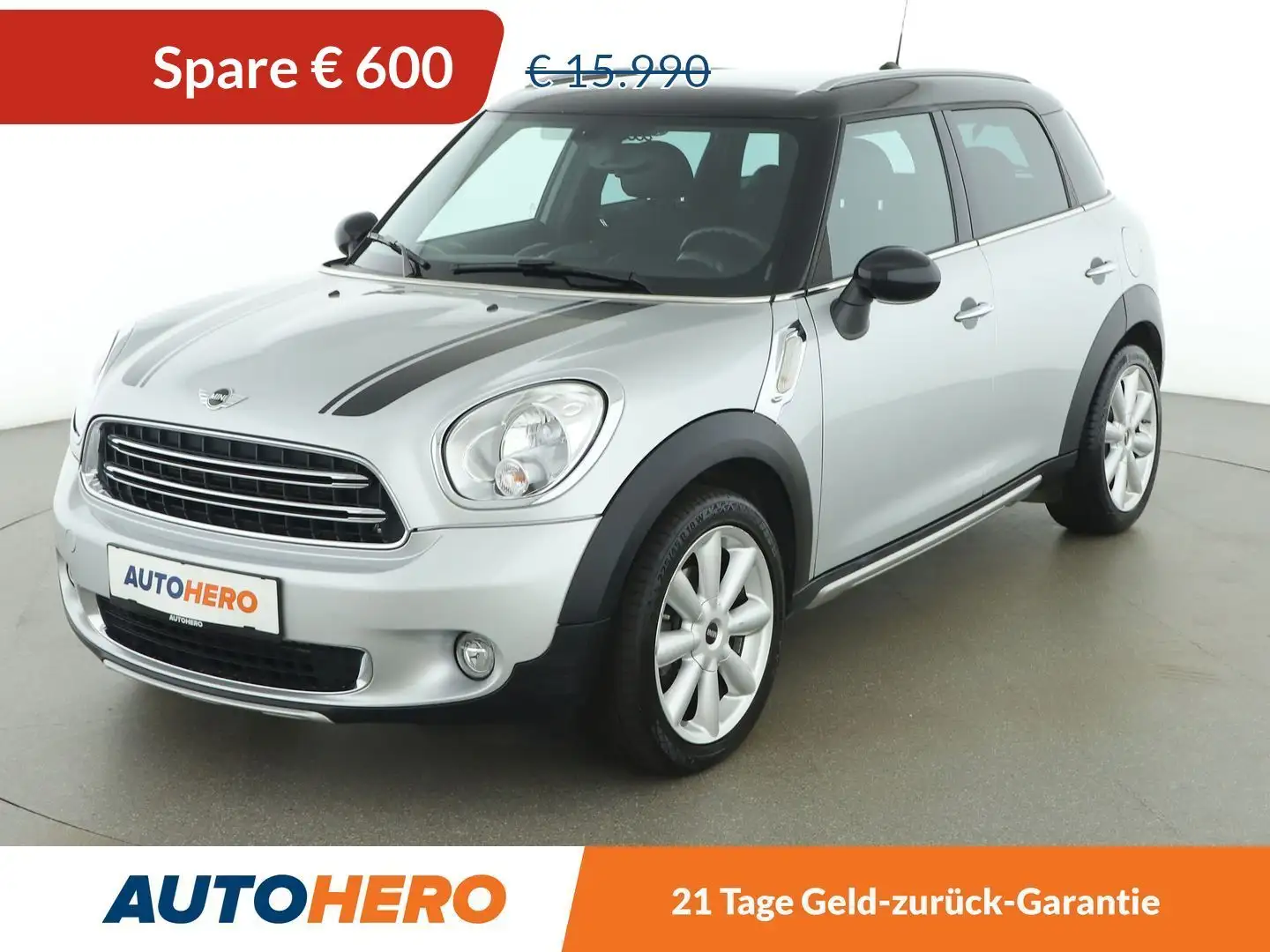 MINI Cooper D Countryman Cooper D ALL4 Aut. *TEMPO*NAVI*KLIMAAUTO* Šedá - 1