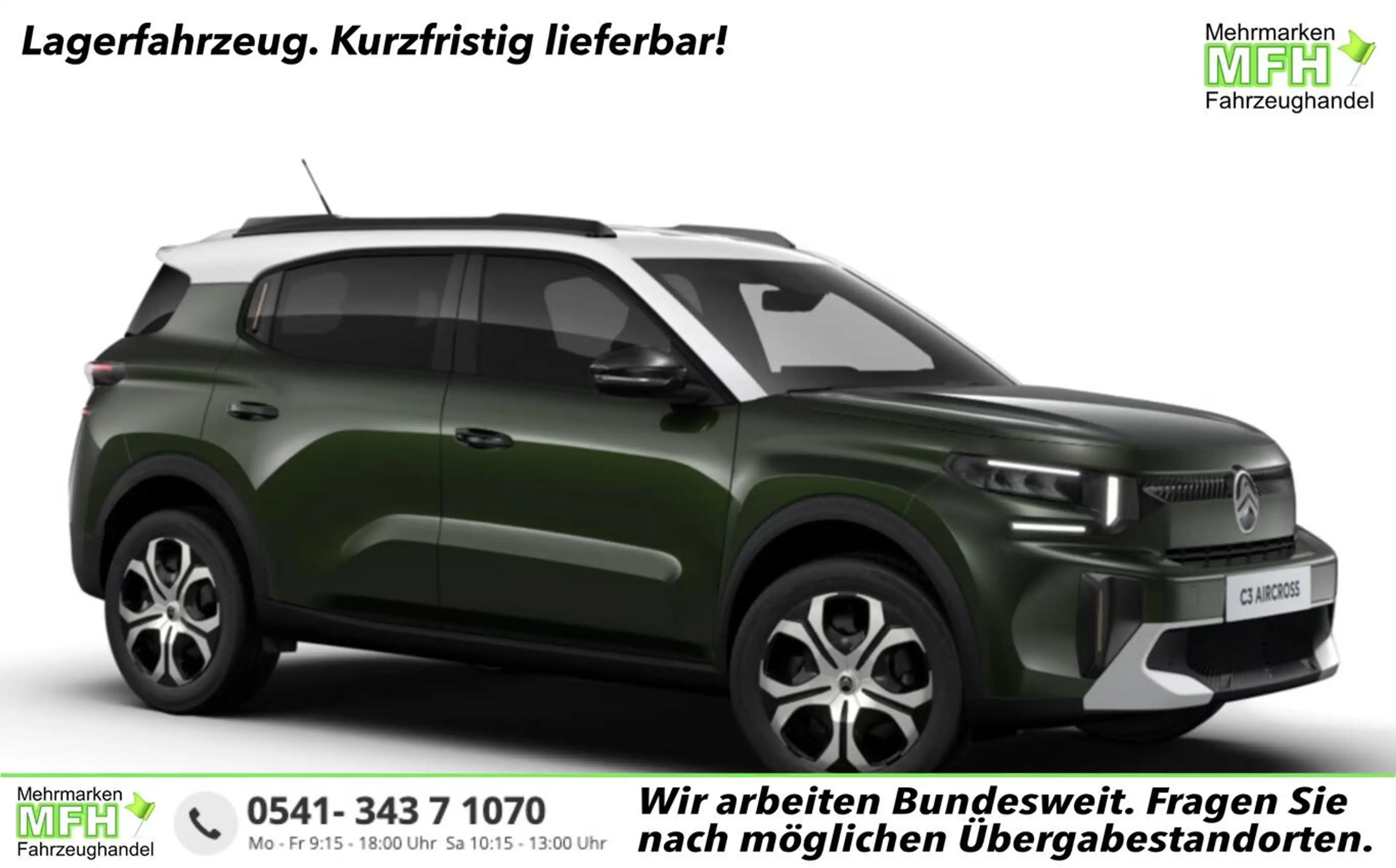 Citroen C3 Aircross Hybrid PLUS 7S Kam PDC CarP PrivG BT 100 kW (13...