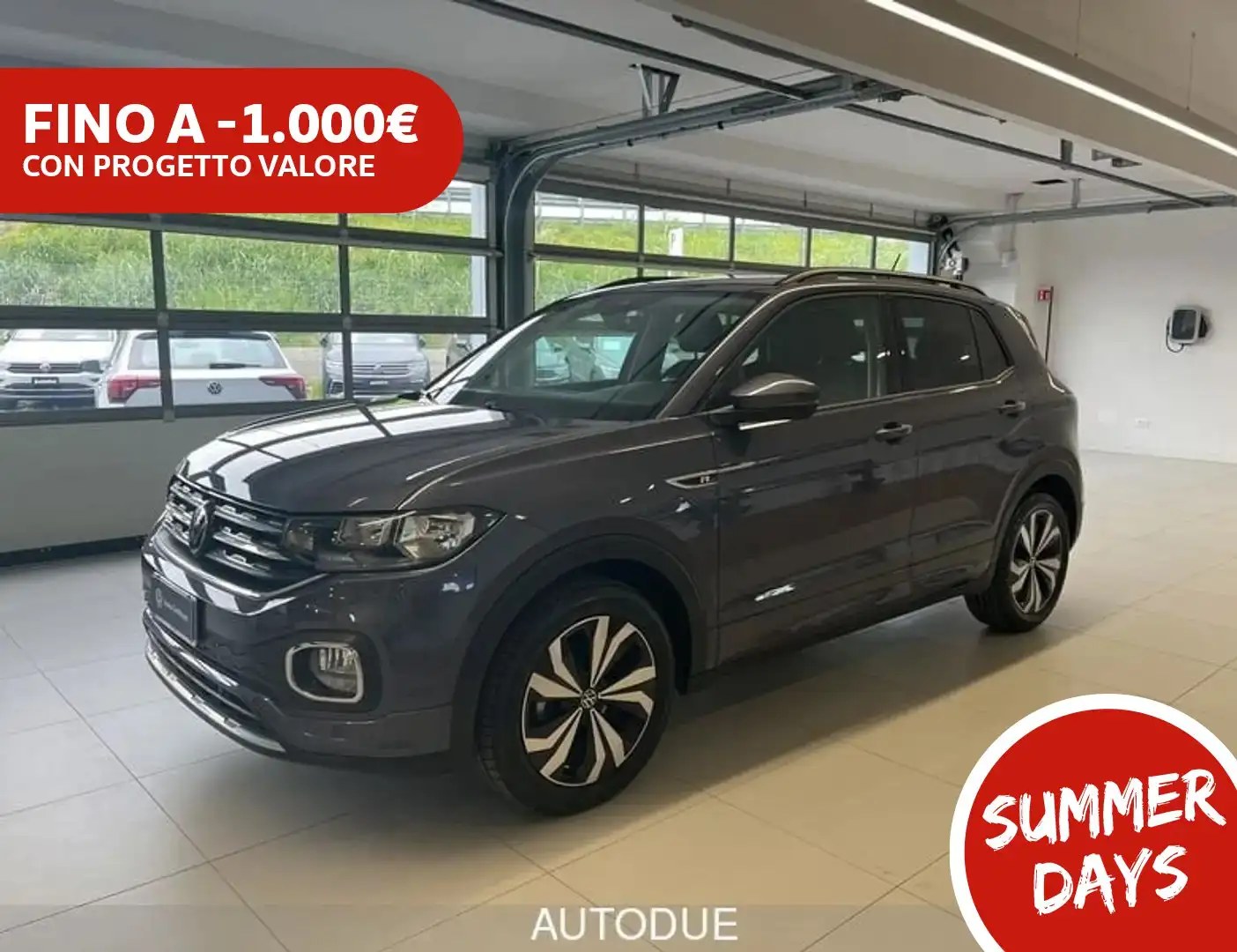 Volkswagen T-Cross 1.0 TSI SPORT 110 CV Grigio - 1
