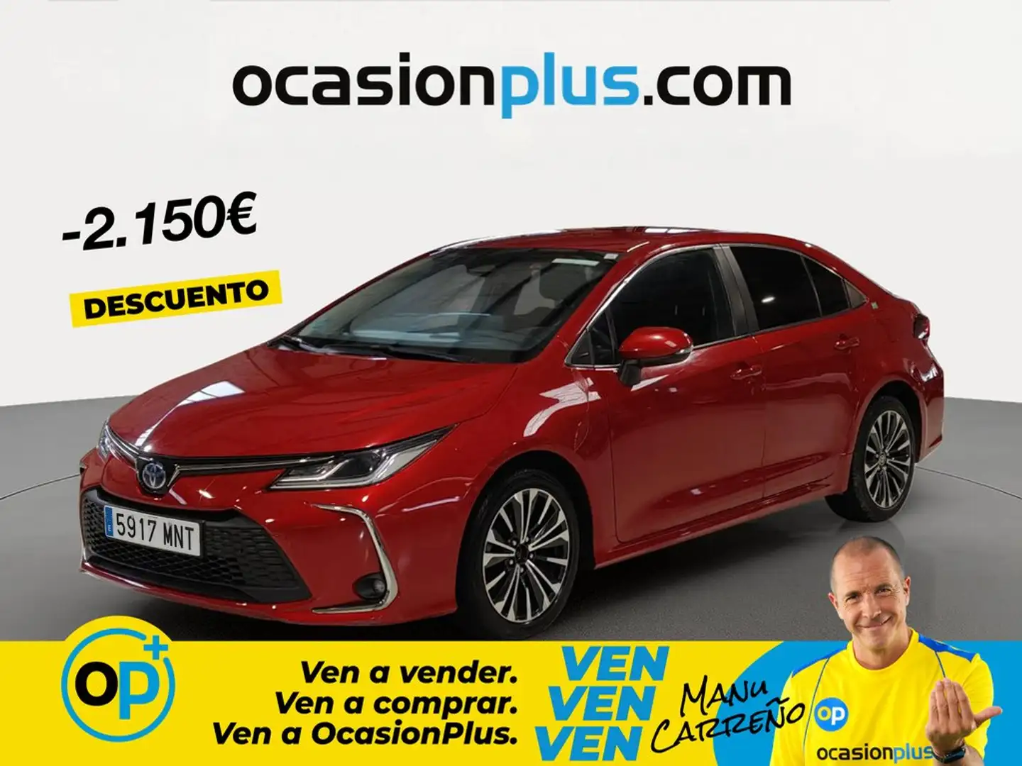 Toyota Corolla Sedán 140H Style Rojo - 1