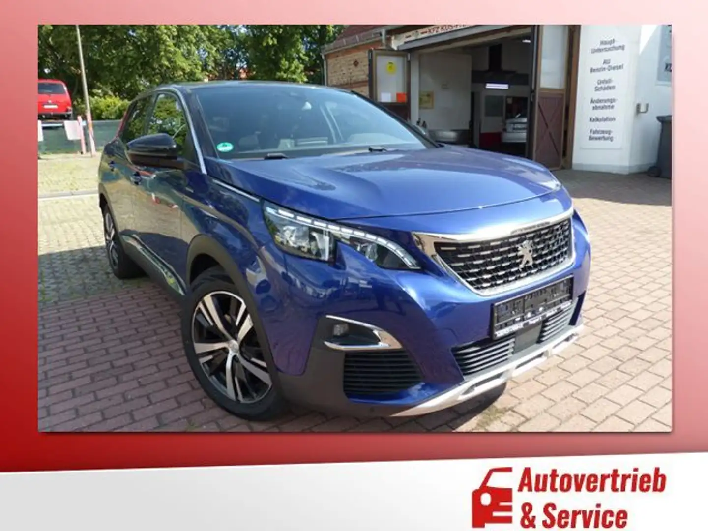 Peugeot 3008 1.6 GT Line Automatik Blau - 1