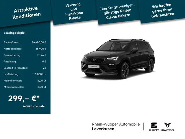 CUPRA Ateca TSI CARPLAY AHK LED ACC NAVI KAM SHZ PD