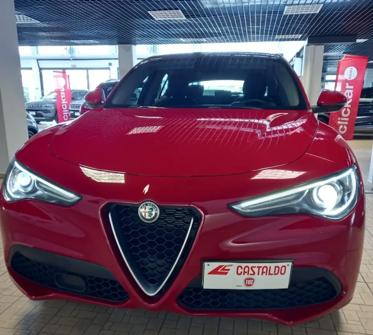 Alfa Romeo Stelvio 2.2 Turbodiesel 160 CV AT8 RWD Червоний - 1
