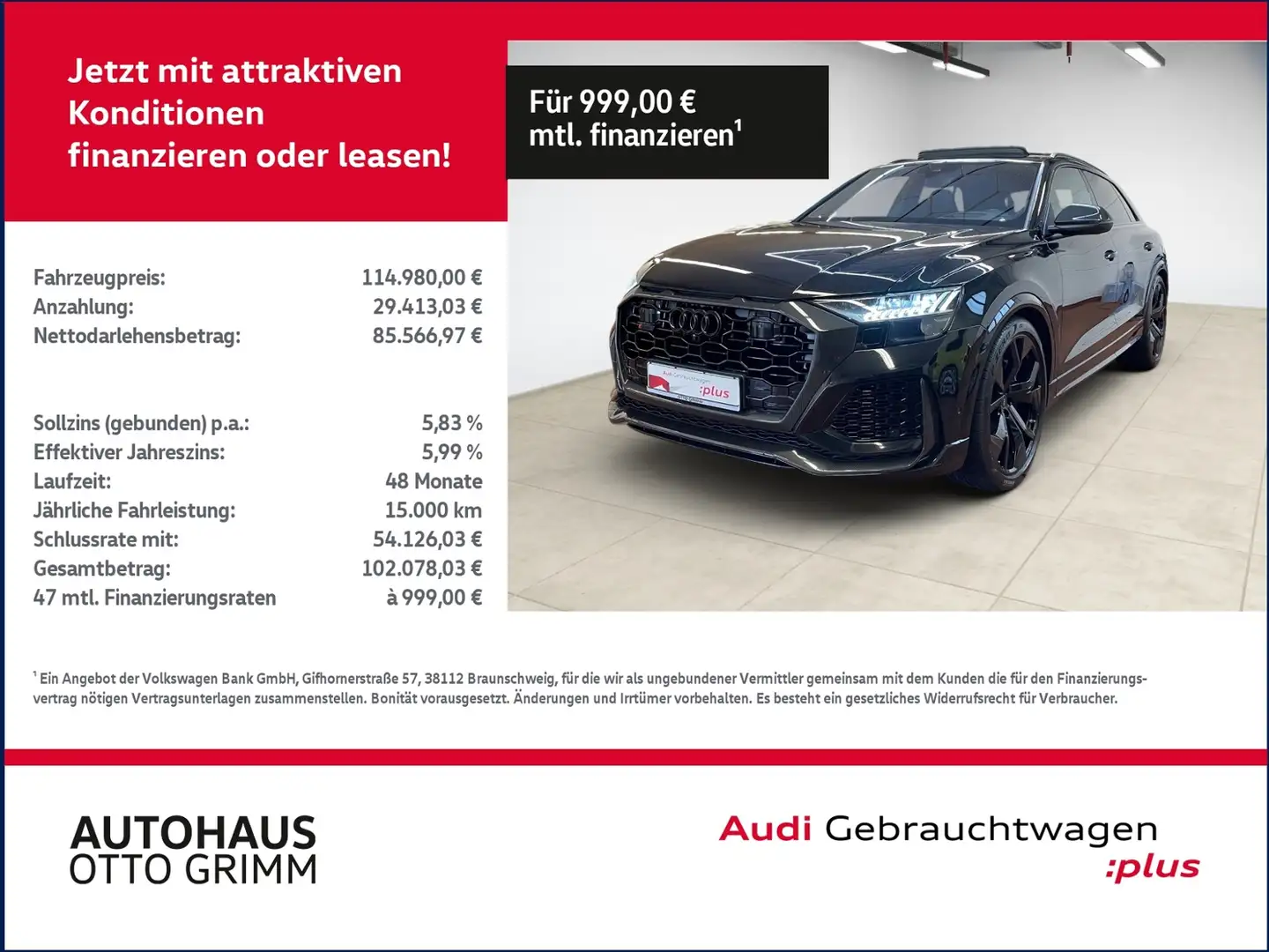 Audi Sonstige 4.0 TFSI quattro Tiptronic LEDER Schwarz - 1