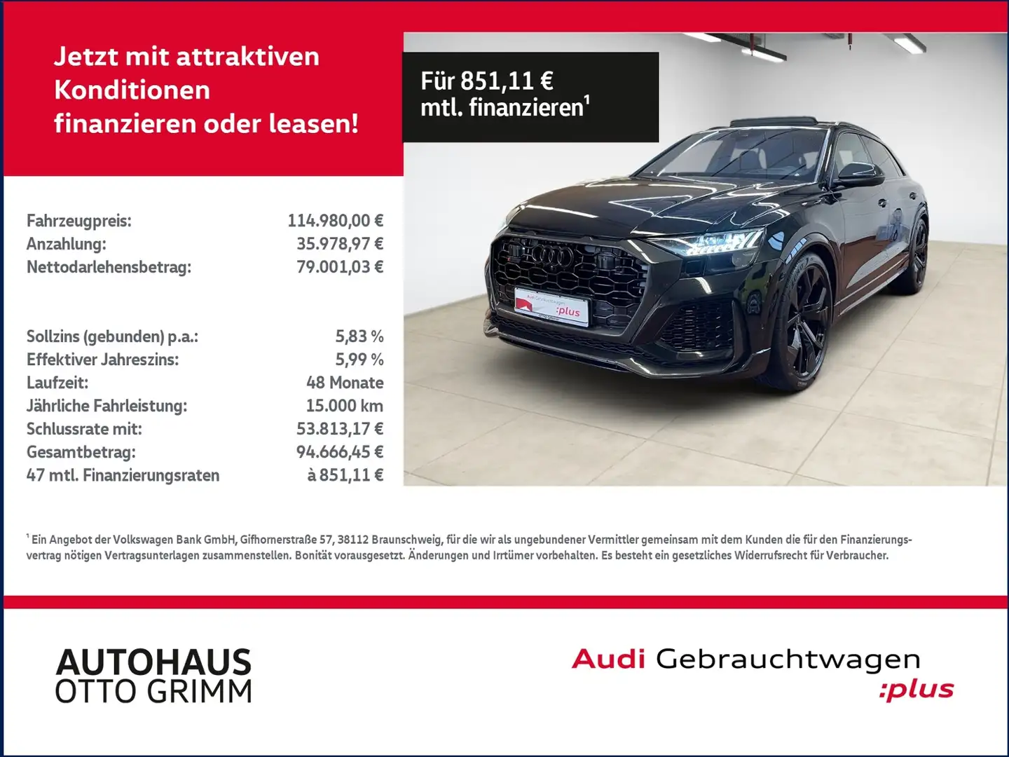 Audi 4.0 TFSI quattro Tiptronic LEDER Negro - 1