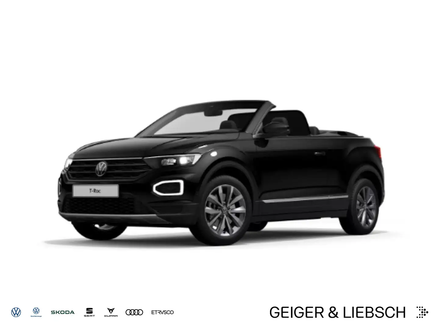 Volkswagen T-Roc T-ROC Cab 1.5 TSI Style StHz+Navi+Kamera+ACC Schwarz - 1