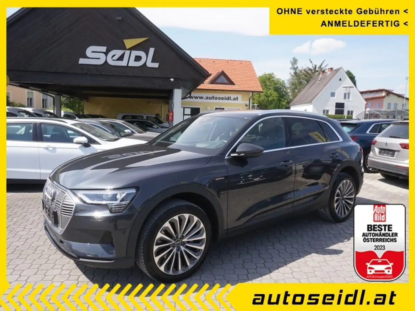 Audi e-tron 50 quattro *S-LINE+MATRIX+21"ALU* siva - 1