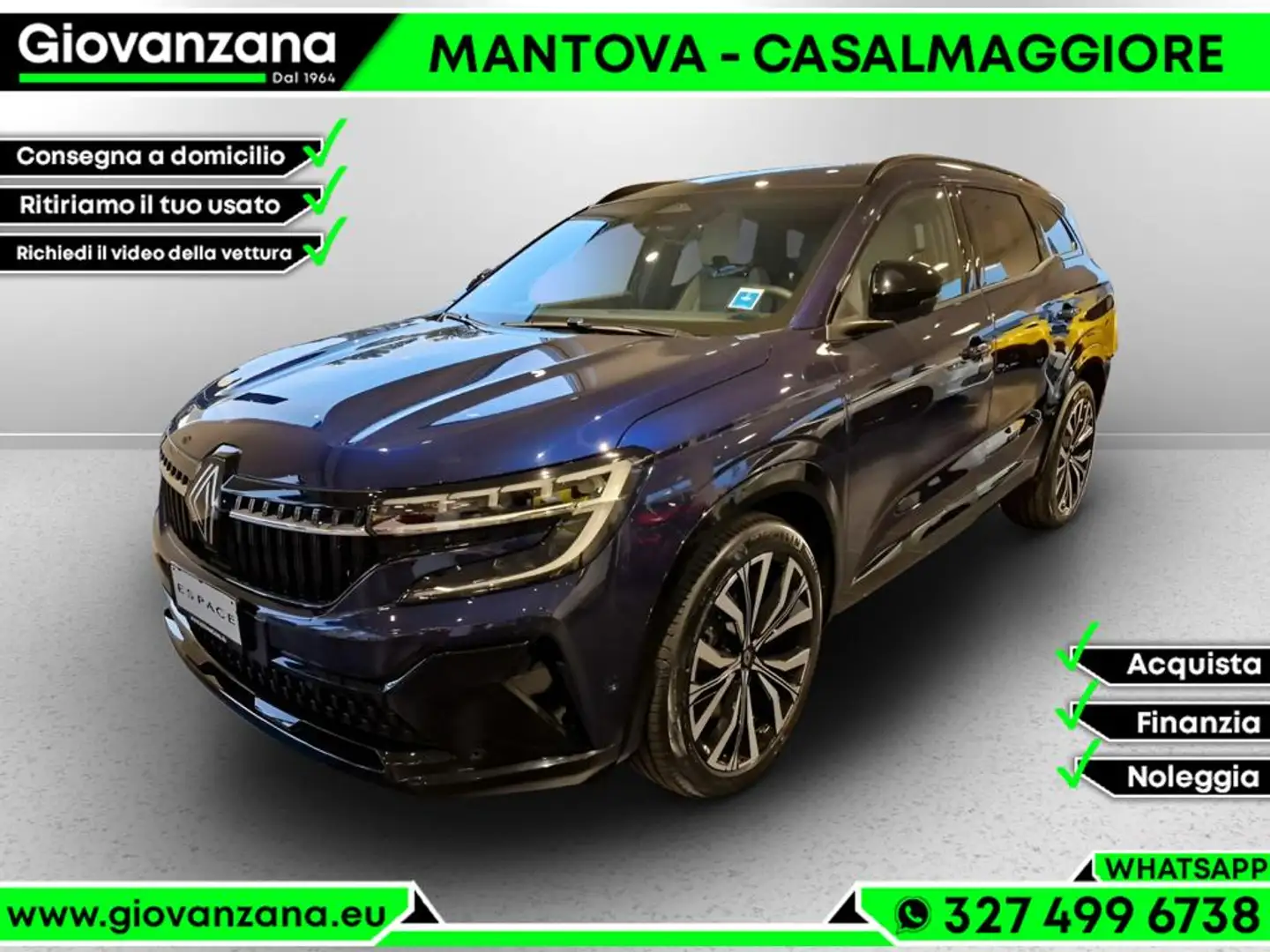Renault Espace 1.2 e-Tech full hybrid Techno 200cv auto PRONTA Azul - 1