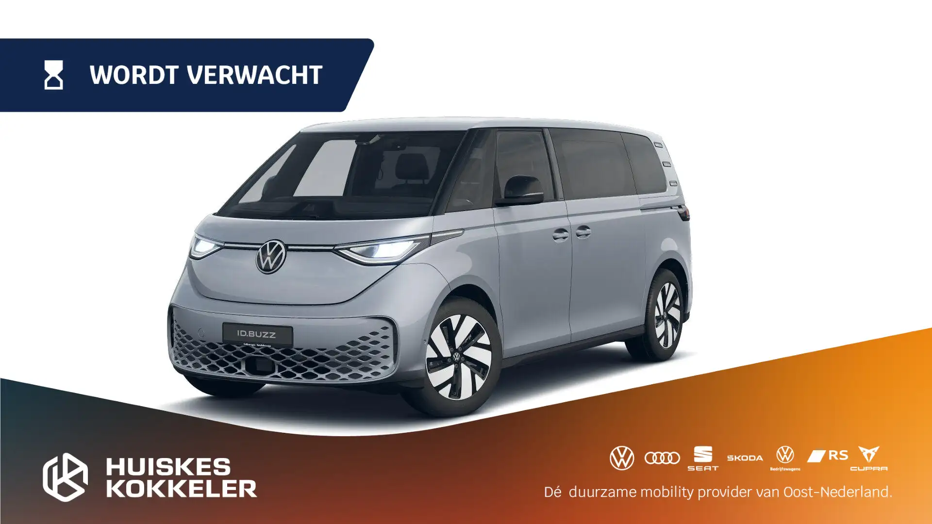 Volkswagen ID. Buzz Pro Bulli 286pk 86 kWh LWB Dubbele cabine Zilver - 1