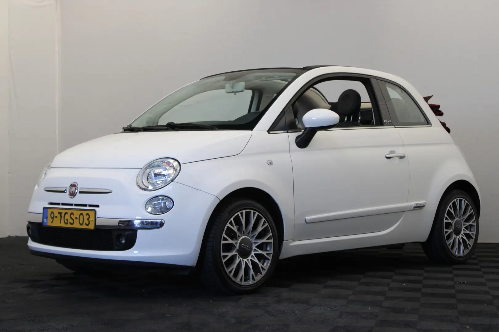 Fiat 500C 0.9 TwinAir Lounge Blanc - 1
